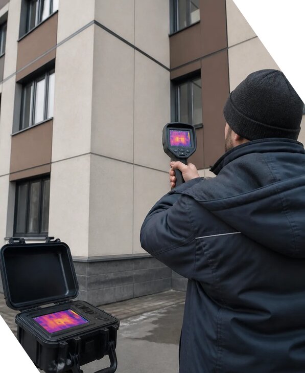Тепловизионное обследование зданий и сооружений в Белове