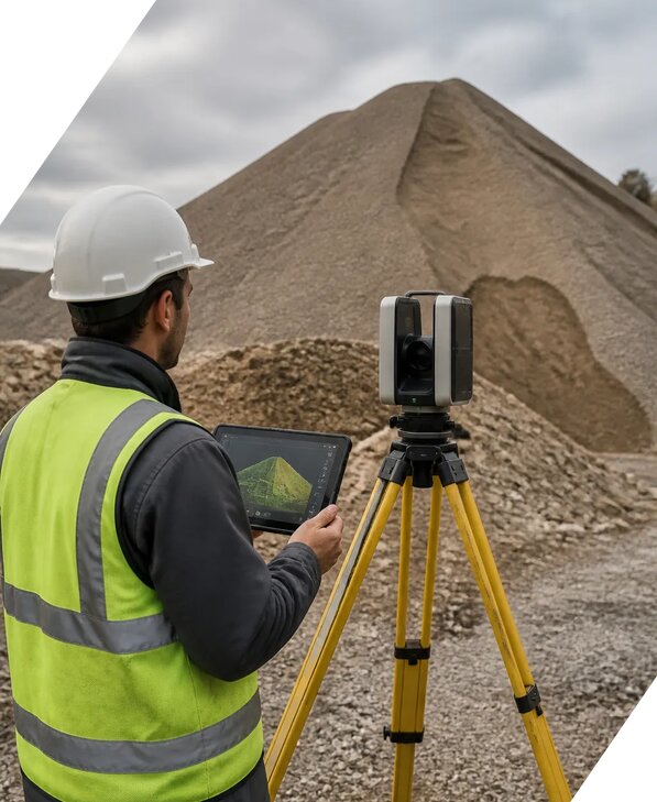 Лазерное 3D сканирование насыпей в Белове от 16289 р. | ЭкспертизаРоссия